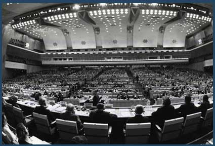 Primary Health Care conference attendees at the Palace of Lenin