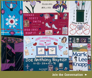 AIDS Memorial Quilt Panel