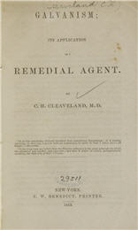 Title page of a book.