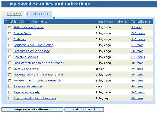 Screen capture of citation context menu.