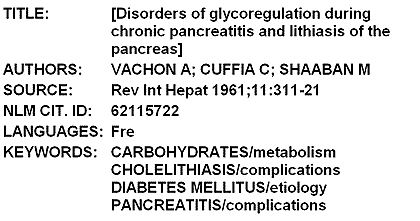 Citation NOT Retrieved with Search on:  diabetes mellitus etiology