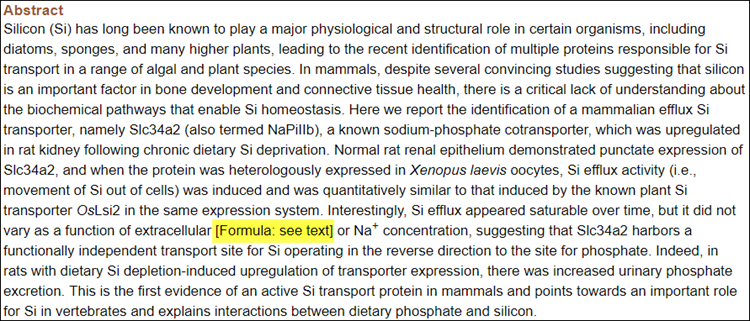 formula: see text replacement in the PubMed abstract display.