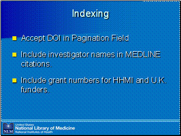 Indexing