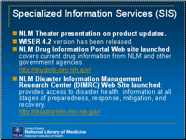 Specialized Information Services