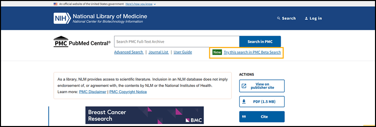 Screenshot showing the 