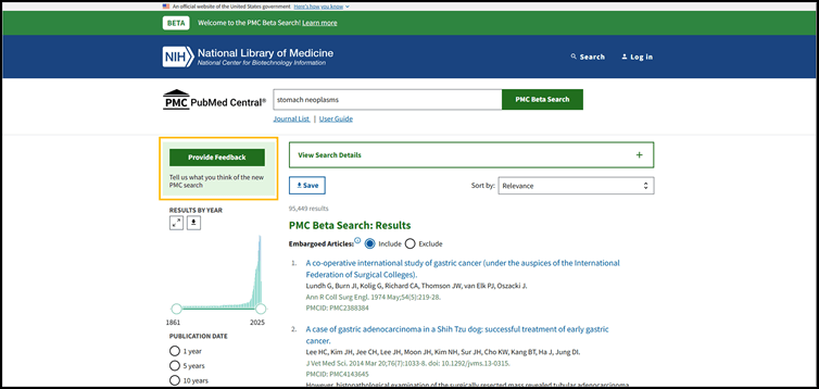 Screenshot of the 