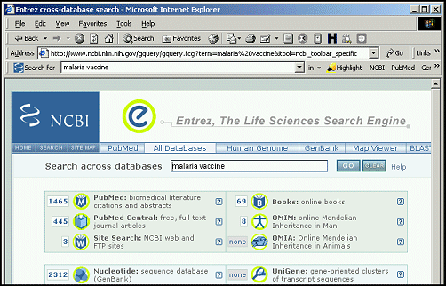 Screen capture of citation context menu.