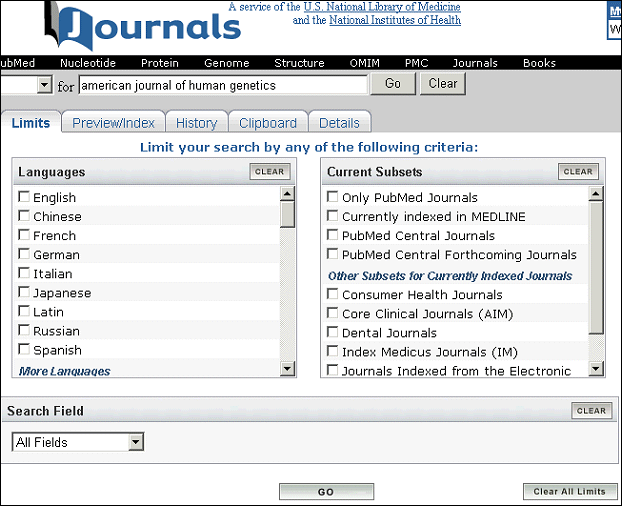 Journals Database: A Refresher And Introduction To New Features. NLM ...