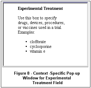 clinical trials screen shot