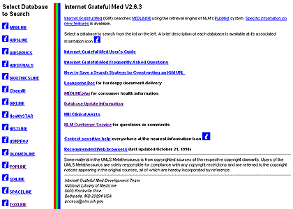 graphic of POPLINE Database on the IGM Entry Screen Basic